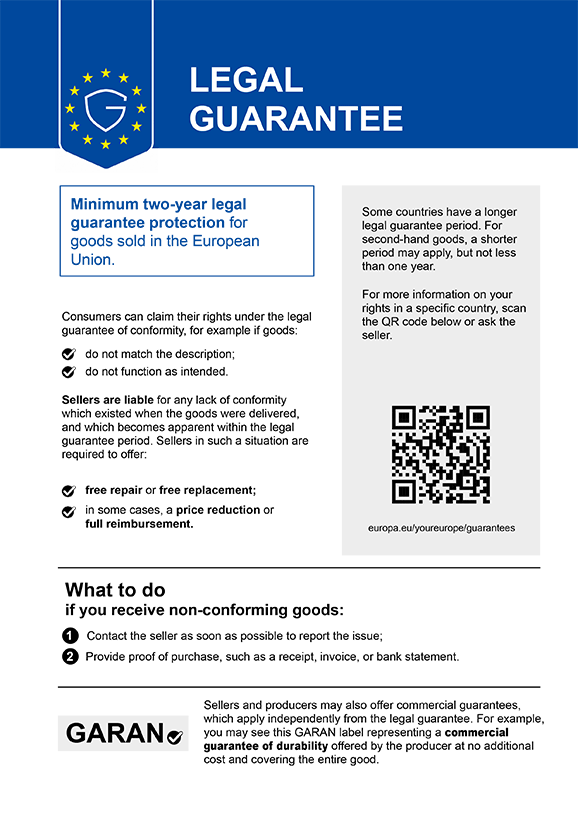 Legal Guarantee